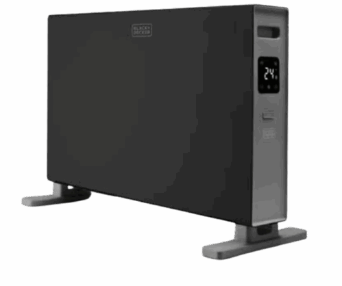 Black & Decker Konvektorelement 2000 watt Digital Svart