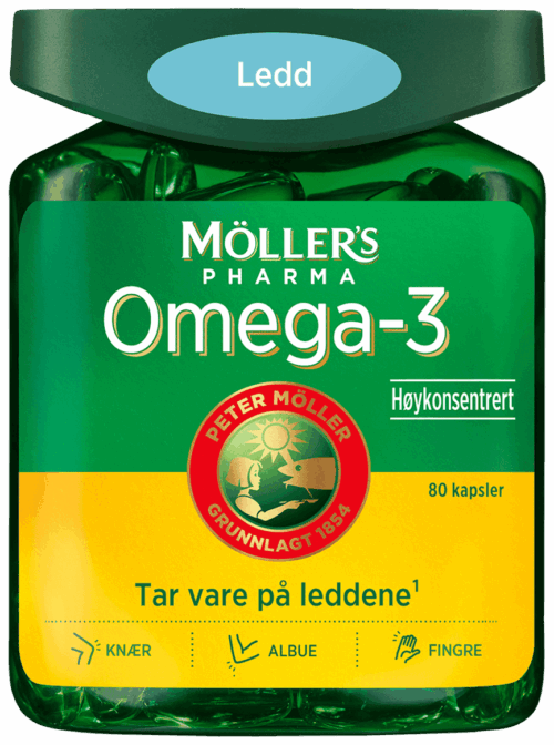 Møllers Omega-3 Ledd 80 Kapsler